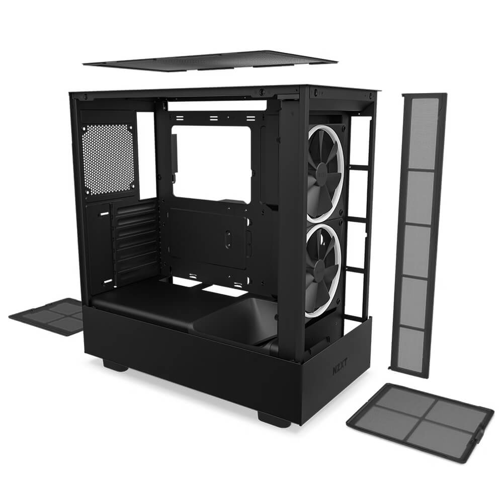 NZXT H5 Elite Black H6 NZXT H5 Elite Black - Premium Compact Mid-tower Case - Ảnh 6