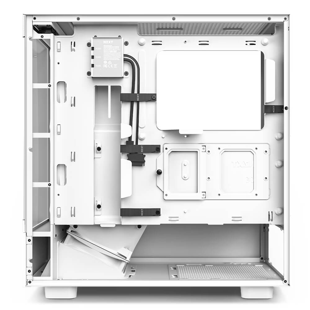 NZXT H5 Elite White H5 NZXT H5 Elite White - Premium Compact Mid-tower Case - Ảnh 5