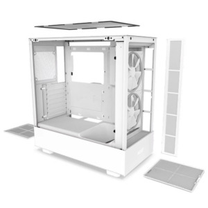 NZXT H5 Elite White H6 NZXT H5 Elite White - Premium Compact Mid-tower Case