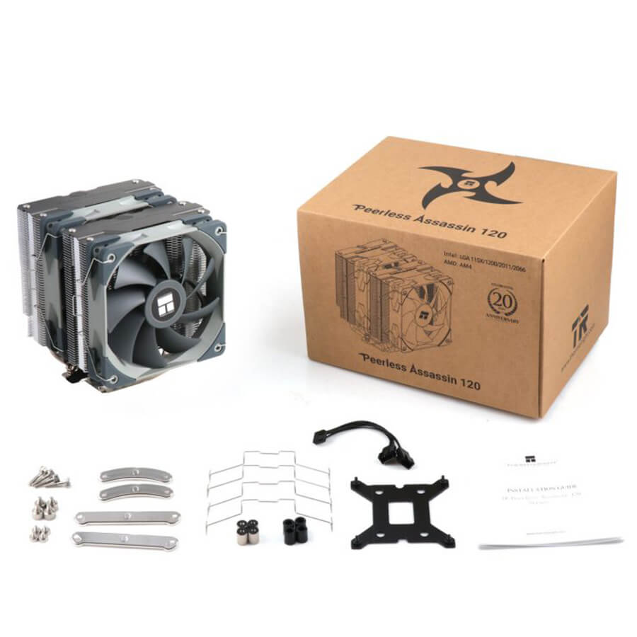 Thermalright Dual Tower Frost Commander 140 White – CPU Air Cooler H9 Thermalright Peerless Assassin 120 - CPU Air Cooler - Ảnh 9