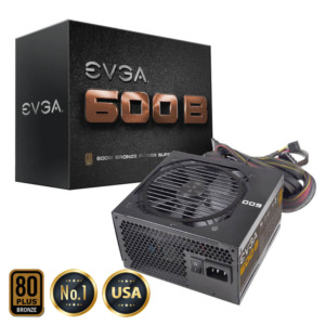 EVGA 600 B1 - 80+ BRONZE 600W -  Hard Line