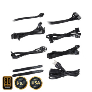 EVGA 600 BQ - 80+ BRONZE 600W - Semi Modular