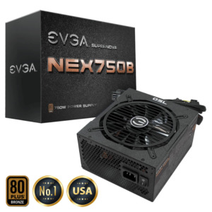 EVGA SuperNOVA 750 B1 - 80+ BRONZE 750W -  Semi Modular-Tray
