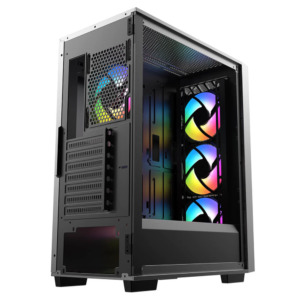 XIGMATEK LUX G SHADOW - Mid Tower Case (3x Fan)