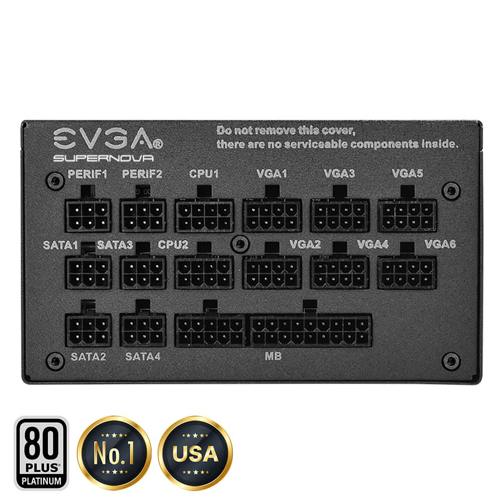 EVGA SuperNOVA 1300P 80 PLATINUM 1300W Fully Modular H3 EVGA SuperNOVA 1300 P+ - 80+ PLATINUM 1300W - Fully Modular - Ảnh 3