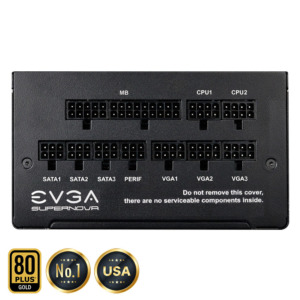 EVGA SuperNOVA 850 GT - 80+ GOLD 850W - Fully Modular - Eco Mode - 100% Japan Capacitors