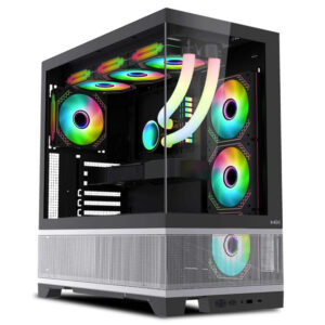 MIK Lumine Black - 4FA - Mid Tower Case