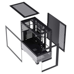 MIK Lumine Black - 4FA - Mid Tower Case