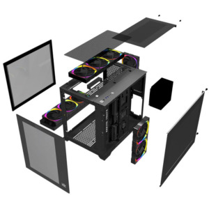 MIK LV12 - Black - Mid Tower Case