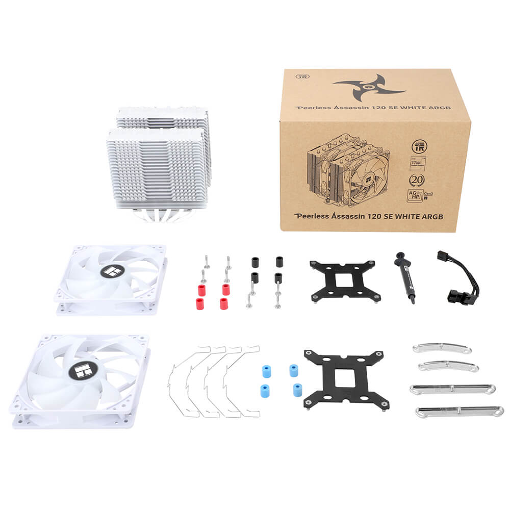 Thermalright Peerless Assassin 120 SE White ARGB CPU Air Cooler H9 Thermalright Peerless Assassin 120 SE White ARGB - CPU Air Cooler - Ảnh 9