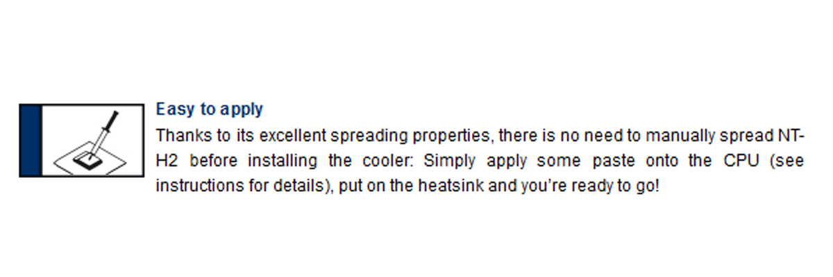 Noctua NT-H2 3.5g - Thermal Paste