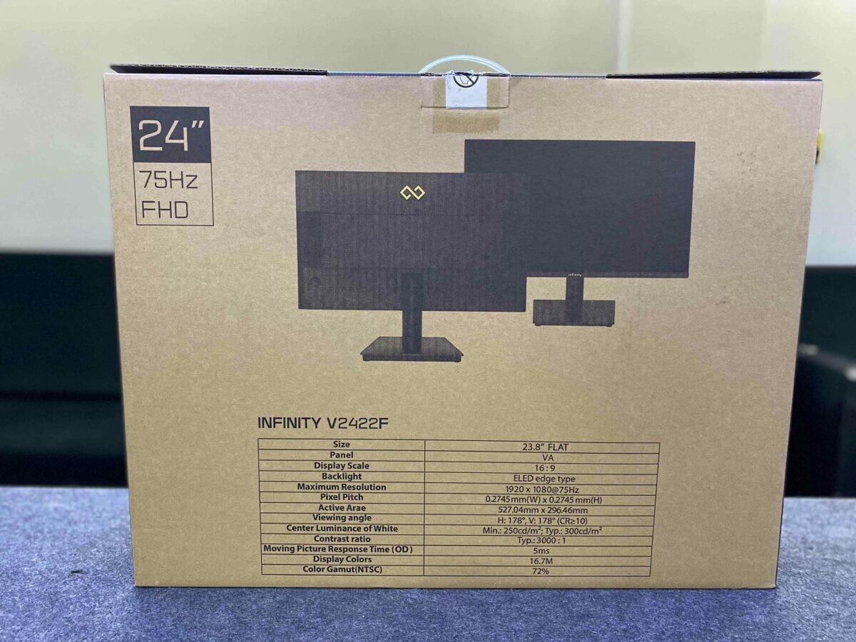 Infinity V2422F - 24 inch FHD VA / 75Hz / HDR / Chuyên Game