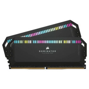 Corsair DOMINATOR® PLATINUM RGB Black - 32GB (2x16GB) DDR5 - Bus 6200MHz Cas 36
