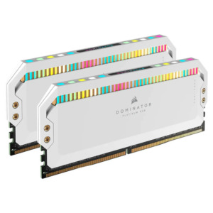 Corsair DOMINATOR® PLATINUM RGB White - 64GB (2x32GB) DDR5 - Bus 5600MHz Cas 40