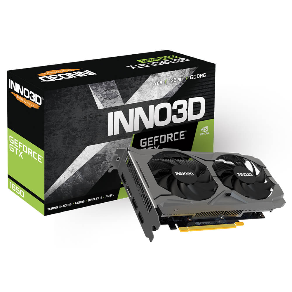 INNO3D GEFORCE GTX 1650 GDDR6 TWIN X2 OC V3 H1 INNO3D GEFORCE GTX 1650 GDDR6 TWIN X2 OC V3 - 4GB GDDR6