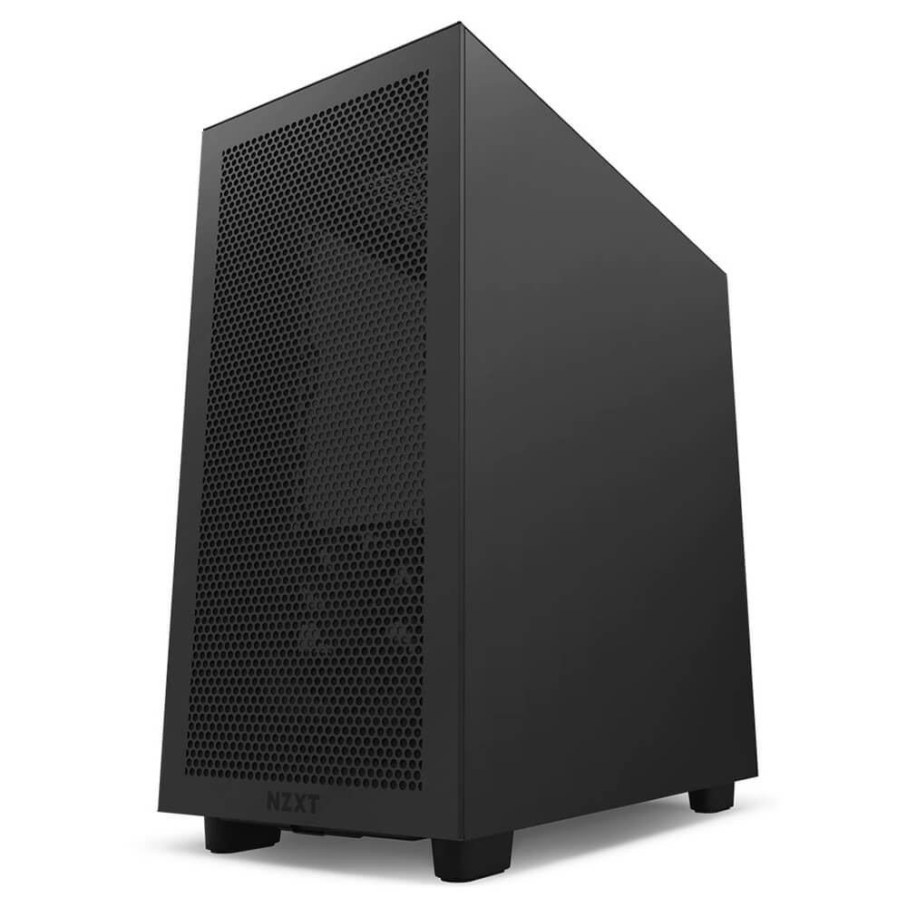 NZXT H7 Flow Matte Black H3 NZXT H7 Flow - Black - Mid-Tower Airflow Case - Ảnh 3