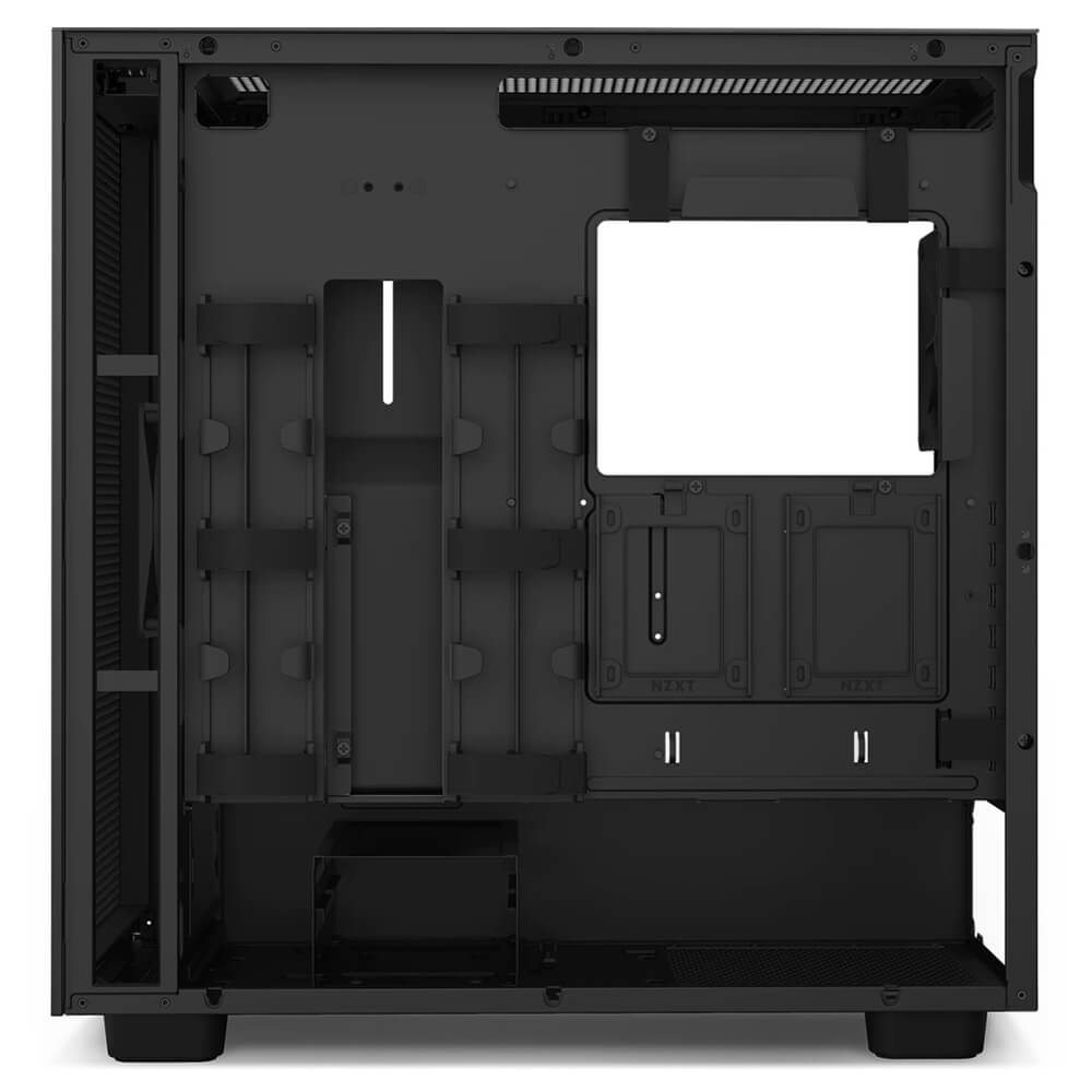 NZXT H7 Flow Matte Black H6 NZXT H7 Flow - Black - Mid-Tower Airflow Case - Ảnh 6