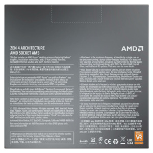 AMD Ryzen™ 7 7700X 8C/16T Upto 5.4Ghz (Không Kèm FAN)