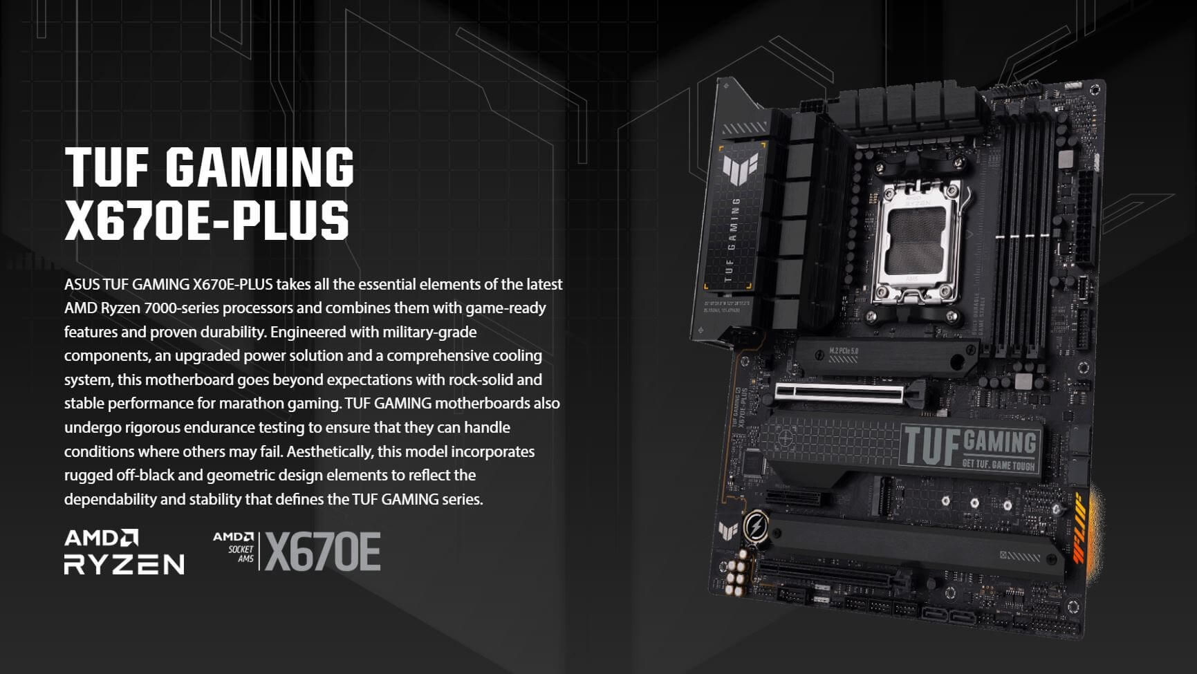 Asus TUF Gaming X670E-Plus - Socket AM5