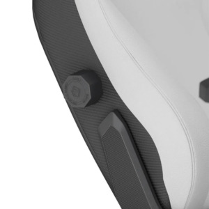 Andaseat Kaiser 3 Cloudy White - Premium PVC Leather - Ultimate Ergonomic Gaming Chair