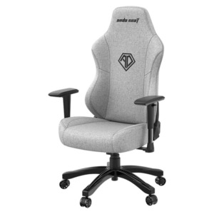Andaseat Phantom 3 Ash Grey - Linen Fabric - Premium Office Gaming Chair