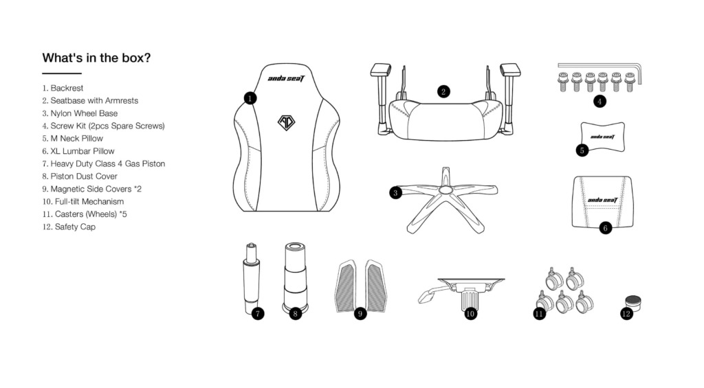 Andaseat Phantom 3 Creamy Pink - Premium PVC Leather - Office Gaming Chair