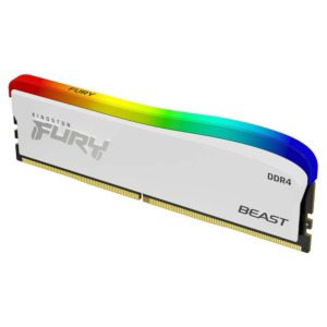 Kingston FURY Beast White RGB Special Edition - 16GB (1x16GB) DDR4 - Bus 3200MHz Cas 16