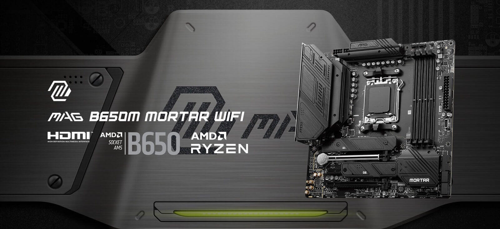 MSI MAG B650M MORTAR WIFI - Socket AM5