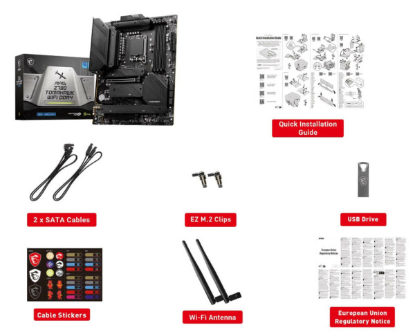 MSI MAG Z790 TOMAHAWK WIFI DDR4 accessories MSI MAG Z790 TOMAHAWK WIFI DDR4 - Socket 1700