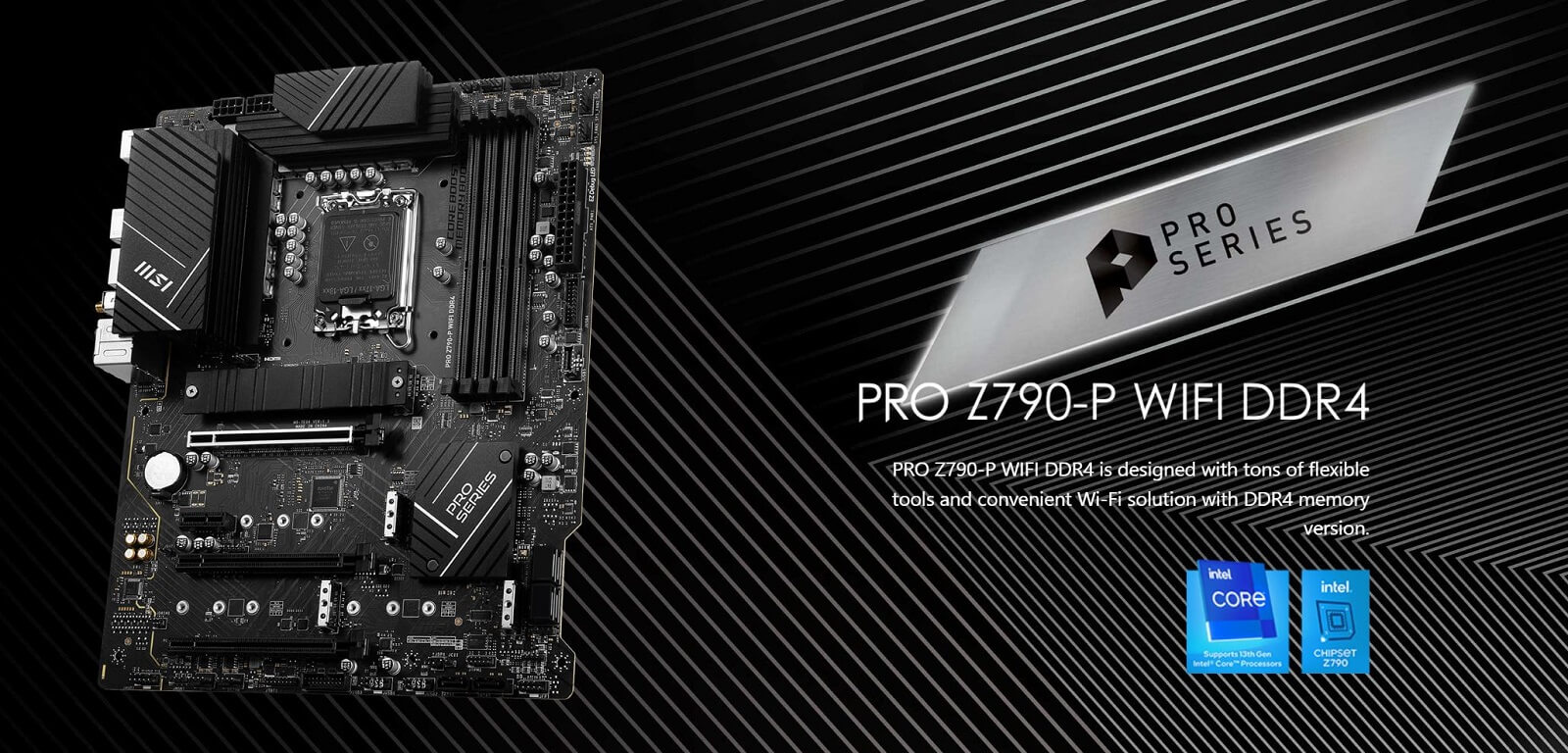 MSI PRO Z790 P WIFI DDR4 MSI PRO Z790-P WIFI DDR4 - Socket 1700