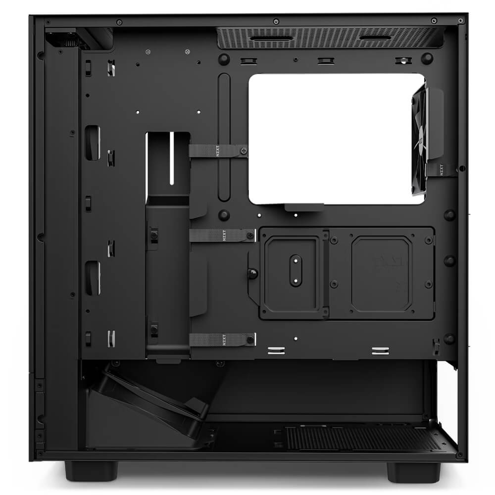 NZXT H5 Flow Matte Black H06 NZXT H5 Flow - Black - Compact Mid-tower Airflow Case - Ảnh 6