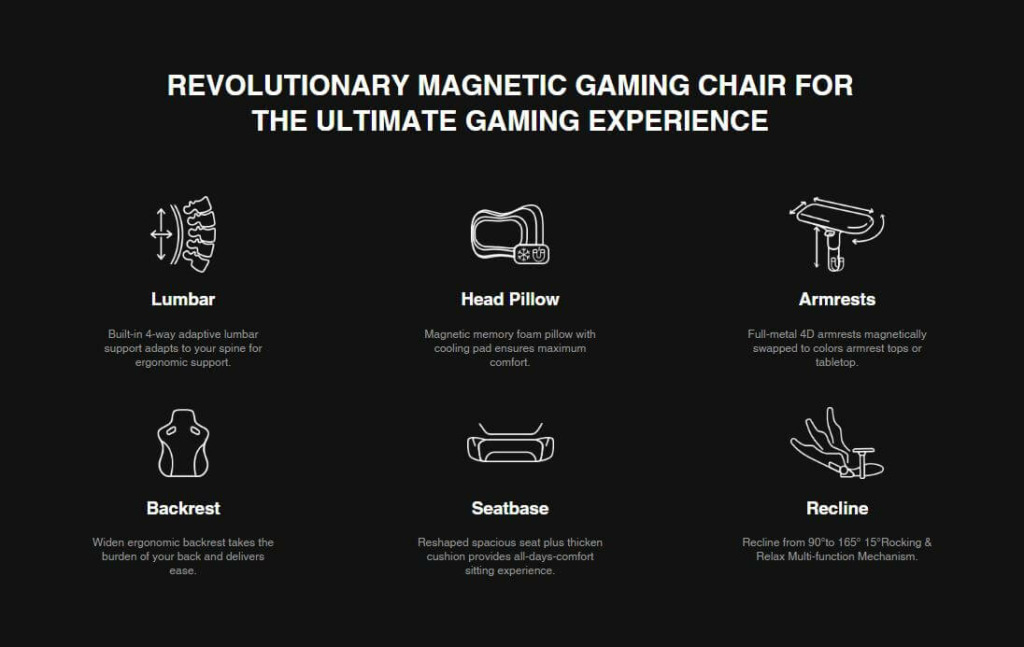 andaseat Kaiser 3 2 Andaseat Kaiser 3 Elegant Black - Premium PVC Leather - Ultimate Ergonomic Gaming Chair