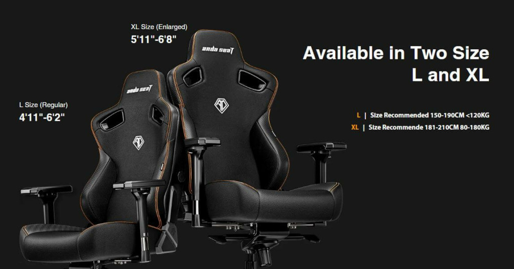 andaseat Kaiser 3 3 Andaseat Kaiser 3 Elegant Black - Premium PVC Leather - Ultimate Ergonomic Gaming Chair