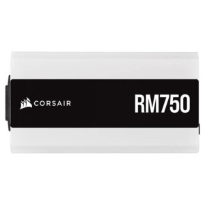 Corsair RM750 White 2021 h3 Corsair RM750 White — 750 Watt 80 PLUS Gold - Fully Modular ATX PSU