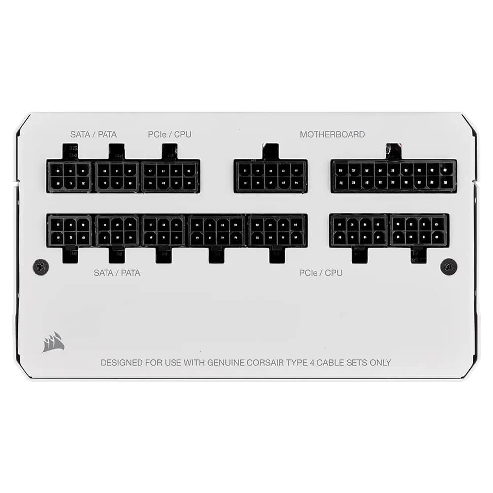 Corsair RM750 White 2021 h6 Corsair RM750 White — 750 Watt 80 PLUS Gold - Fully Modular ATX PSU - Ảnh 6