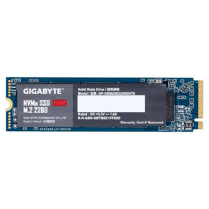 GIGABYTE 256GB M2 2280  NVMe PCI-Express 3.0 x4 (GP-GSM2NE3256GNTD)