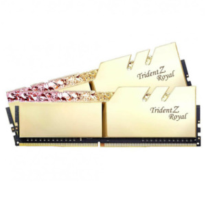 GSkill Trident Z Royal RGB Gold - 16GB (2x8GB) DDR4 - Bus 3600MHz Cas 18 ( R-3600C18D-16GTRG )