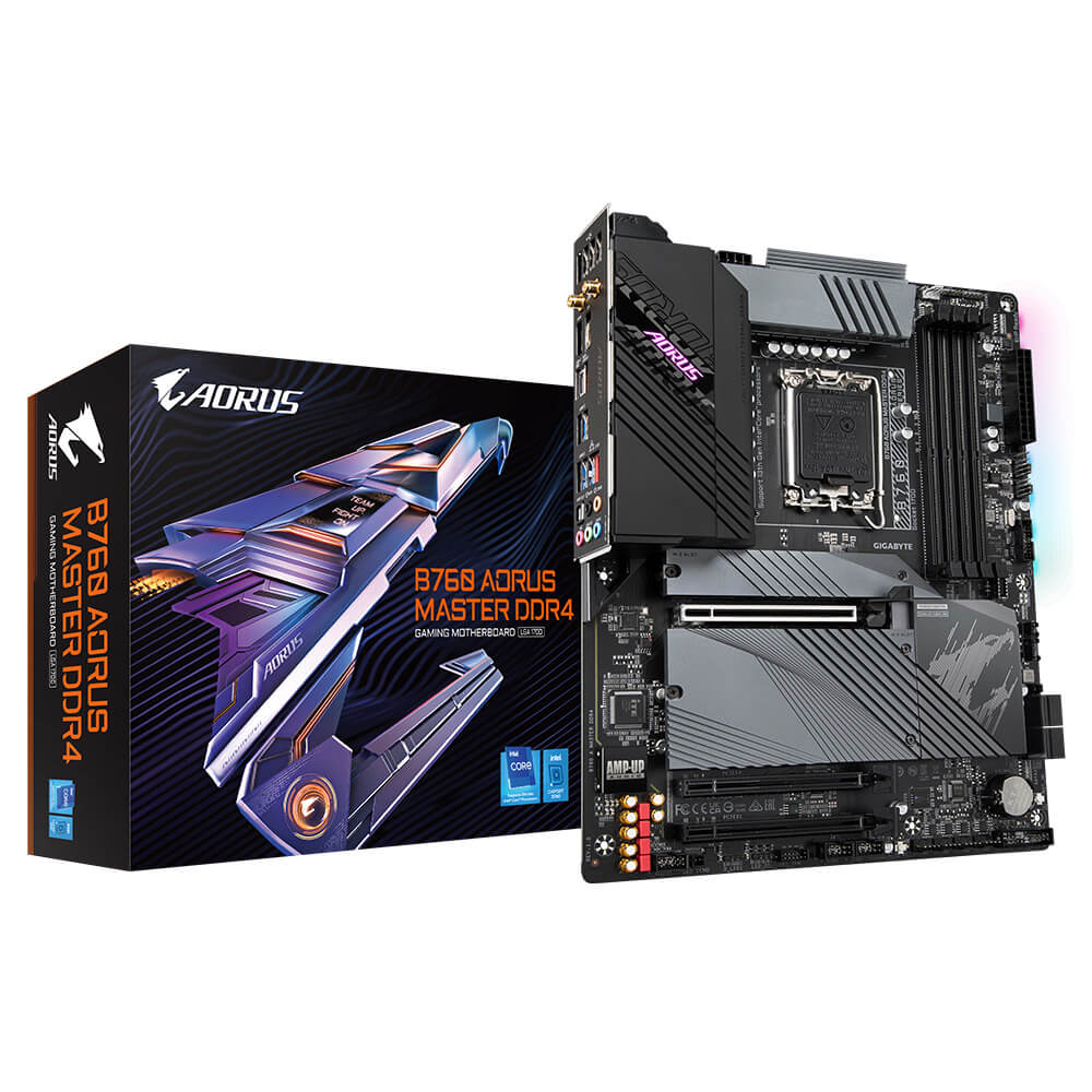 Gigabyte B760 AORUS MASTER DDR4 H1 Gigabyte B760 AORUS MASTER DDR4 (rev. 1.0) - Socket 1700