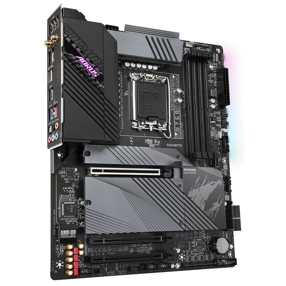 Gigabyte B760 AORUS MASTER DDR4 H3 Gigabyte B760 AORUS MASTER DDR4 (rev. 1.0) - Socket 1700 - Ảnh 3
