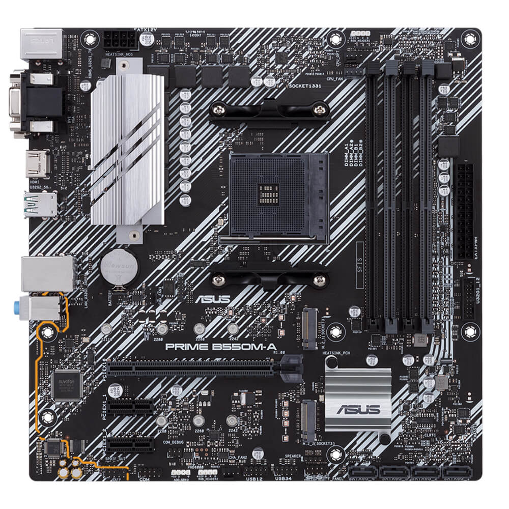 ASUS PRIME B550M A H2 Asus PRIME B550M-A - SOCKET AM4 - Ảnh 2