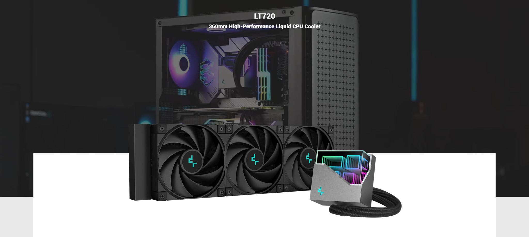 DeepCool LT720 - 360mm AIO Liquid CPU Cooler