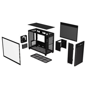 ASUS Prime AP201 Black - Tempered Glass MicroATX Case