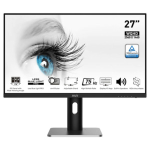 MSI PRO MP273QP - 27 inch WQHD IPS / 75Hz / 1ms / Speaker