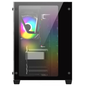 1STPLAYER MV7 Black - Mid-Tower Gaming Case