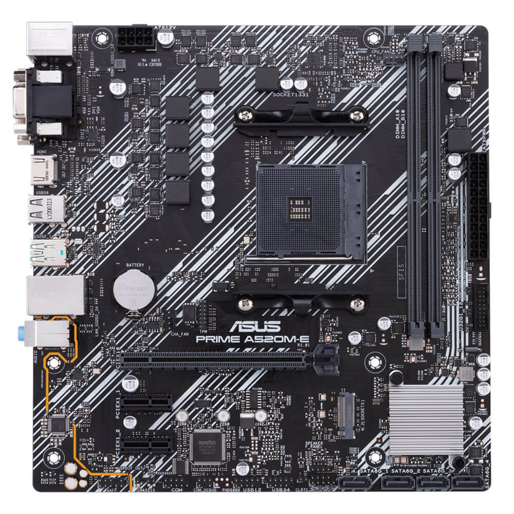 Asus PRIME A520M E H2 Asus PRIME A520M-E - SOCKET AM4 - Ảnh 2
