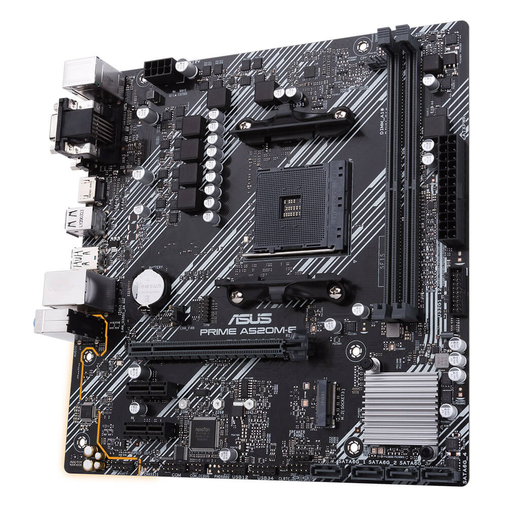 Asus PRIME A520M E H4 Asus PRIME A520M-E - SOCKET AM4 - Ảnh 4