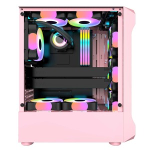 MIK AH01 – Pink – Mid Tower Case
