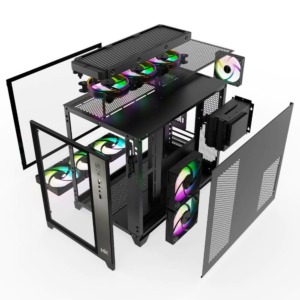 MIK LV12 M - Black - Mid Tower Case