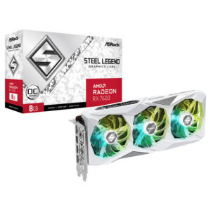 ASRock Radeon™ RX 7600 Steel Legend 8GB OC - 8GB GDDR6