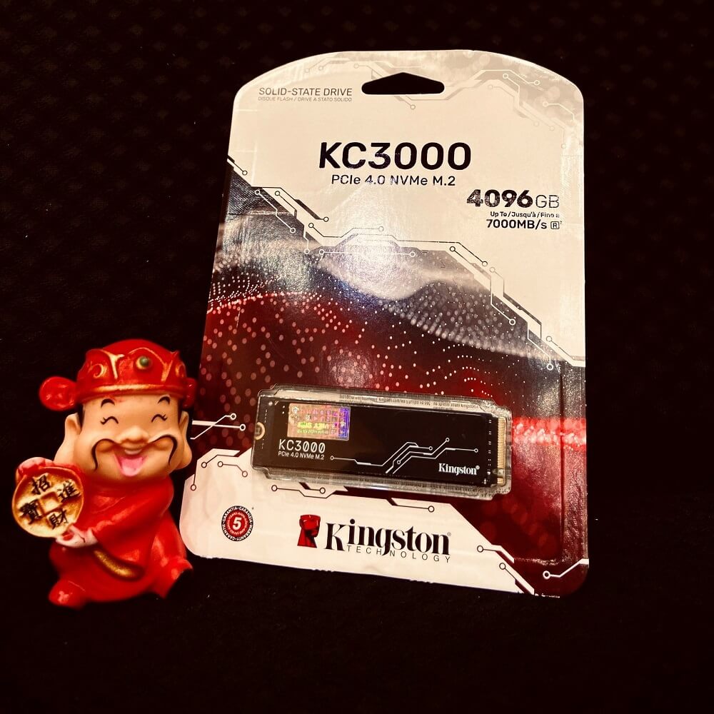Kingston KC3000 4TB – PCIe 4.0×4 NVMe SSD